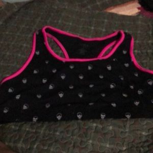 Torrid skull sports bra size 3